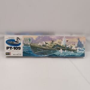 Revell 1/72 PT-109 John F. Kennedy Vintage Plastic Model Kit 1987 US